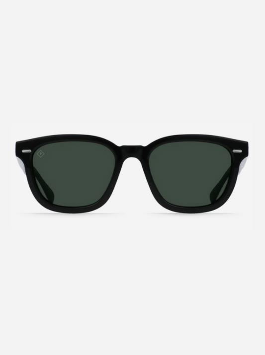 Myles Sunglasses - Recycled Black & Green Polarized