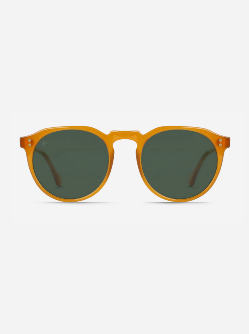 Remmy Sunglasses - Honey & Green Polarized