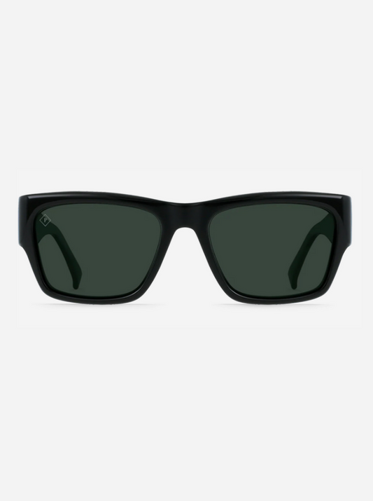 Rufio Sunglasses - Recycled Black & Green Polarized
