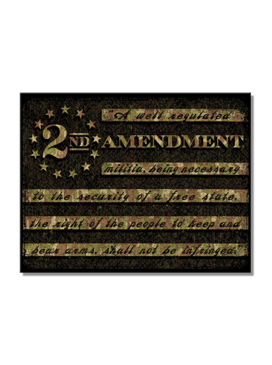 2nd Ammendment Camo Flag