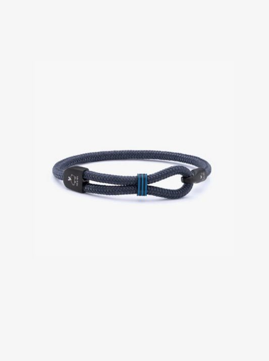 Captian Carl Bracelet - Slate Grey & Black