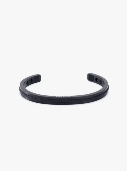 Navarch 6mm Bracelet - Black & Black