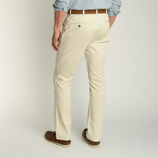 Classic Fit Gold School Chino Pants - Stone
