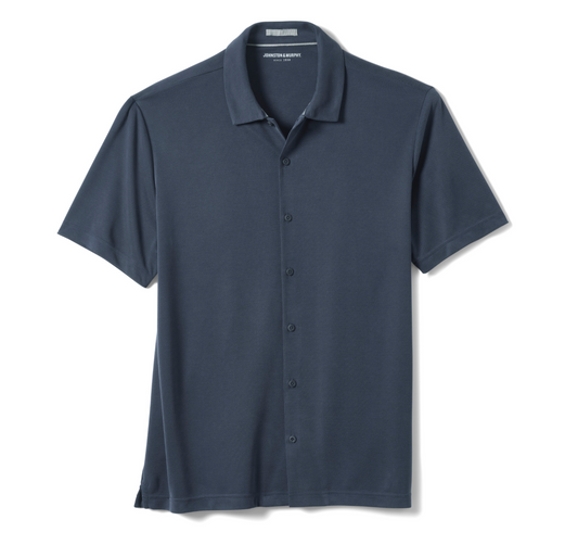 Vintage Birdseye Button-Front Shirt