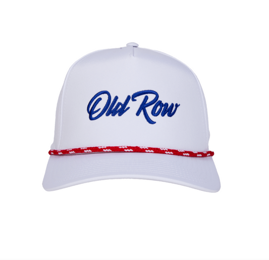 Old Row Script Rope Hat