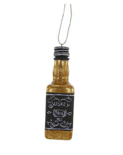 Whiskey Bottle Ornament