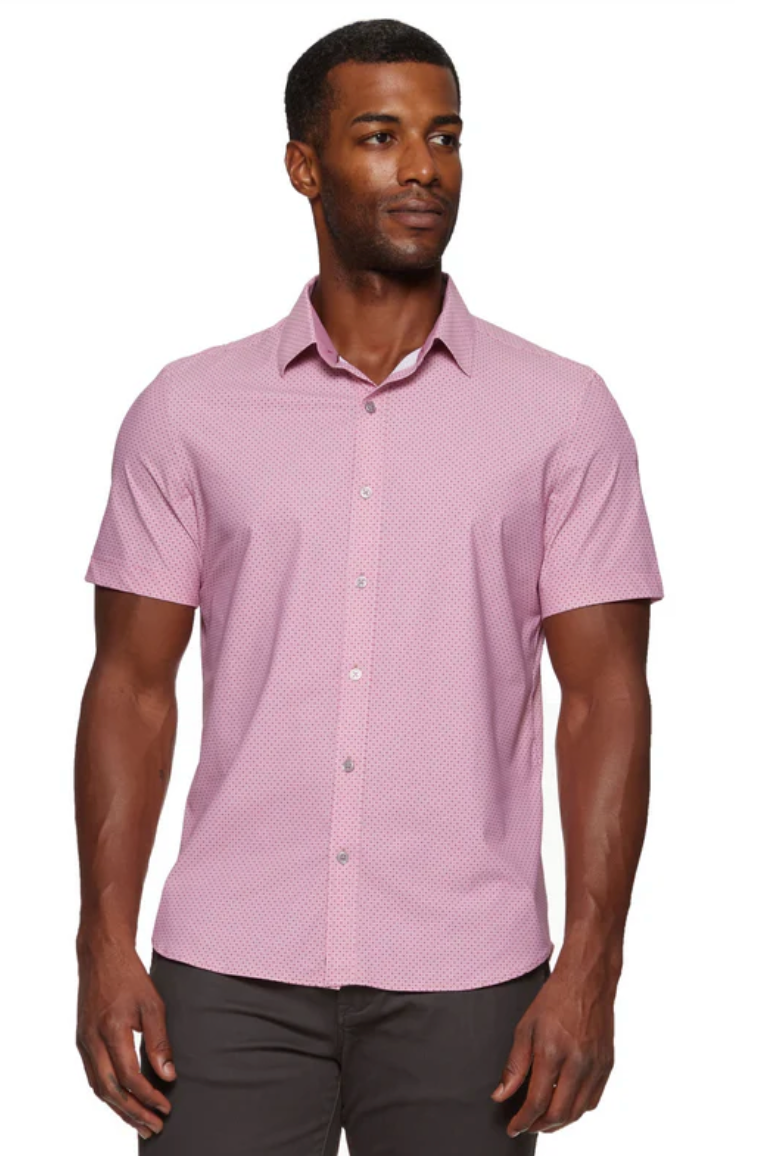 Campton Dot Print Polo