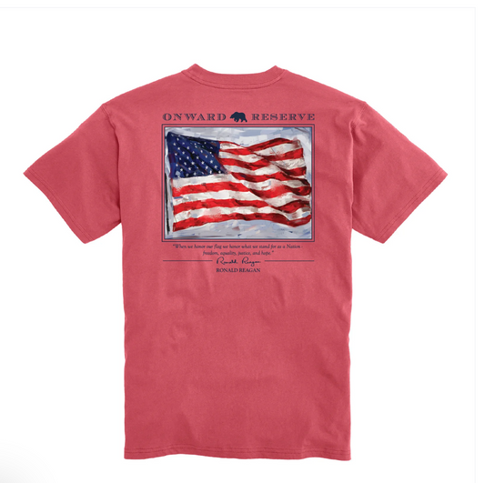 Old Glory Tee-Ronald Reagan