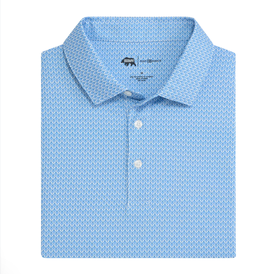 Night Owl Printed Performance Polo