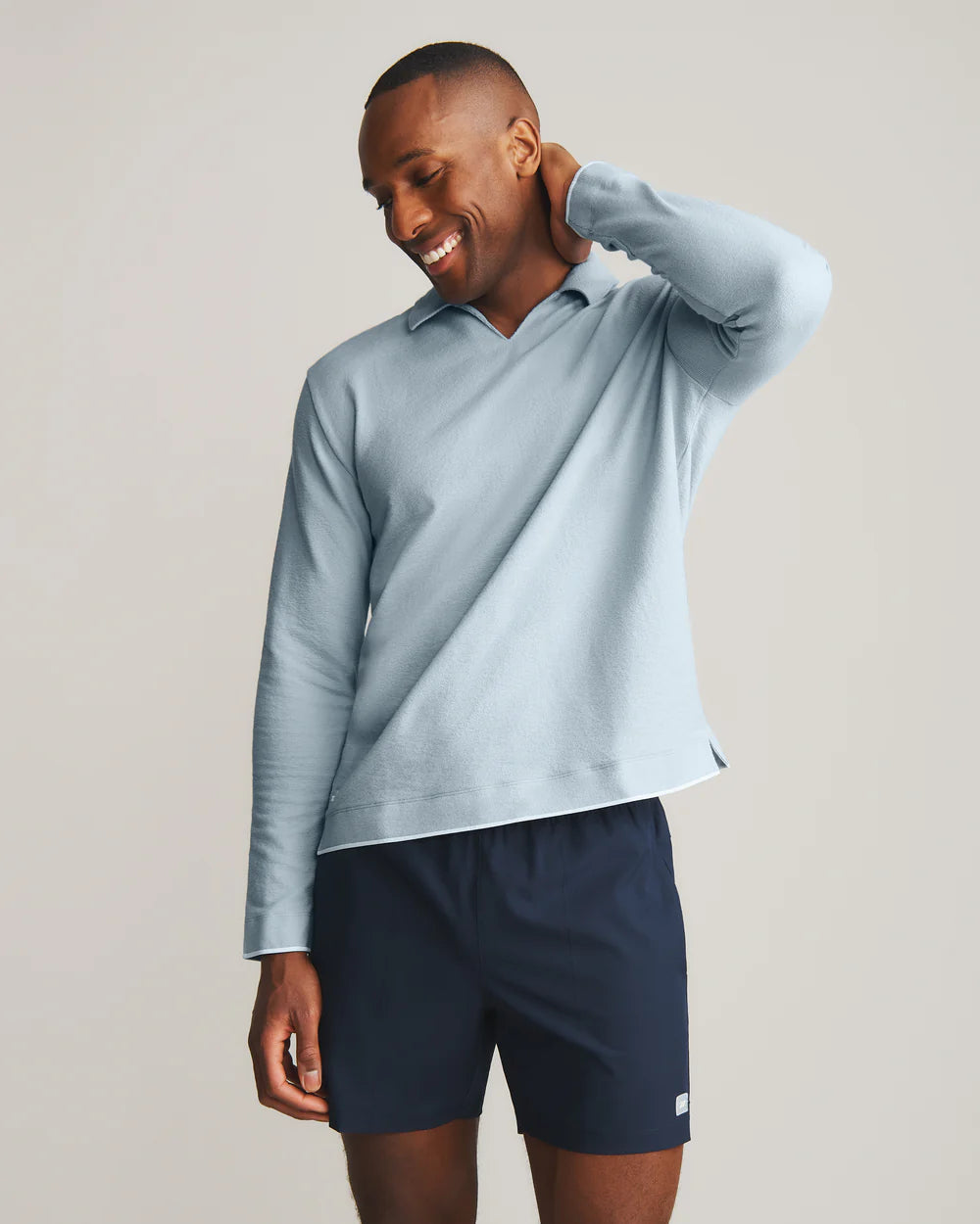 Seaside Terry Long Sleeve Polo
