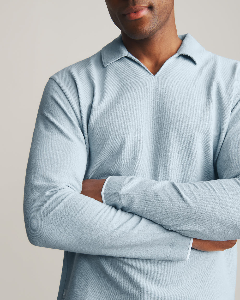 Seaside Terry Long Sleeve Polo