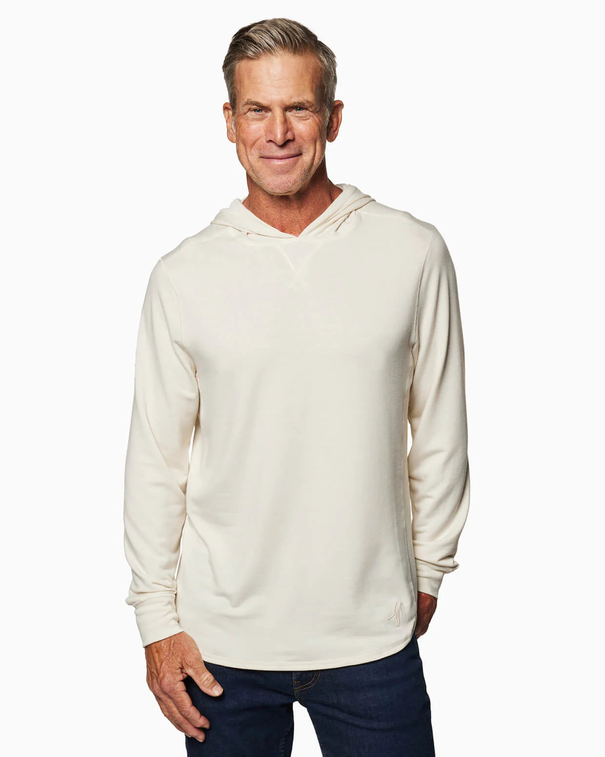 Schooner | Long Sleeve Hoodie (Sea Silk)
