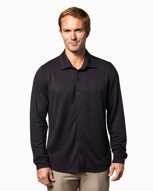 Sea Silk Port | Long Sleeve Button Up (Sea Silk)