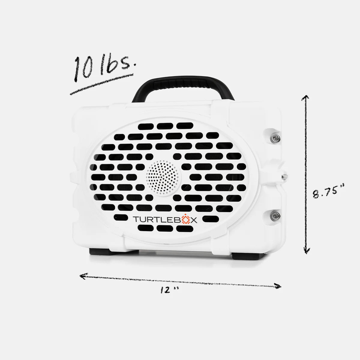 Turtlebox Gen 3 Speaker white at Rugged Refined