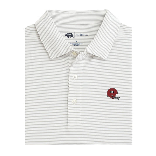 Vintage Helmet Birdie Stripe Performance Polo