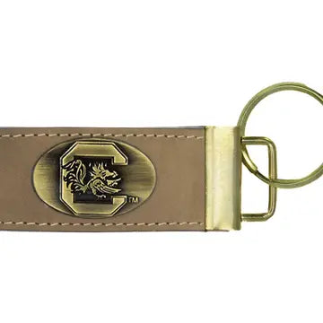 Collegiate Leather Key Fob