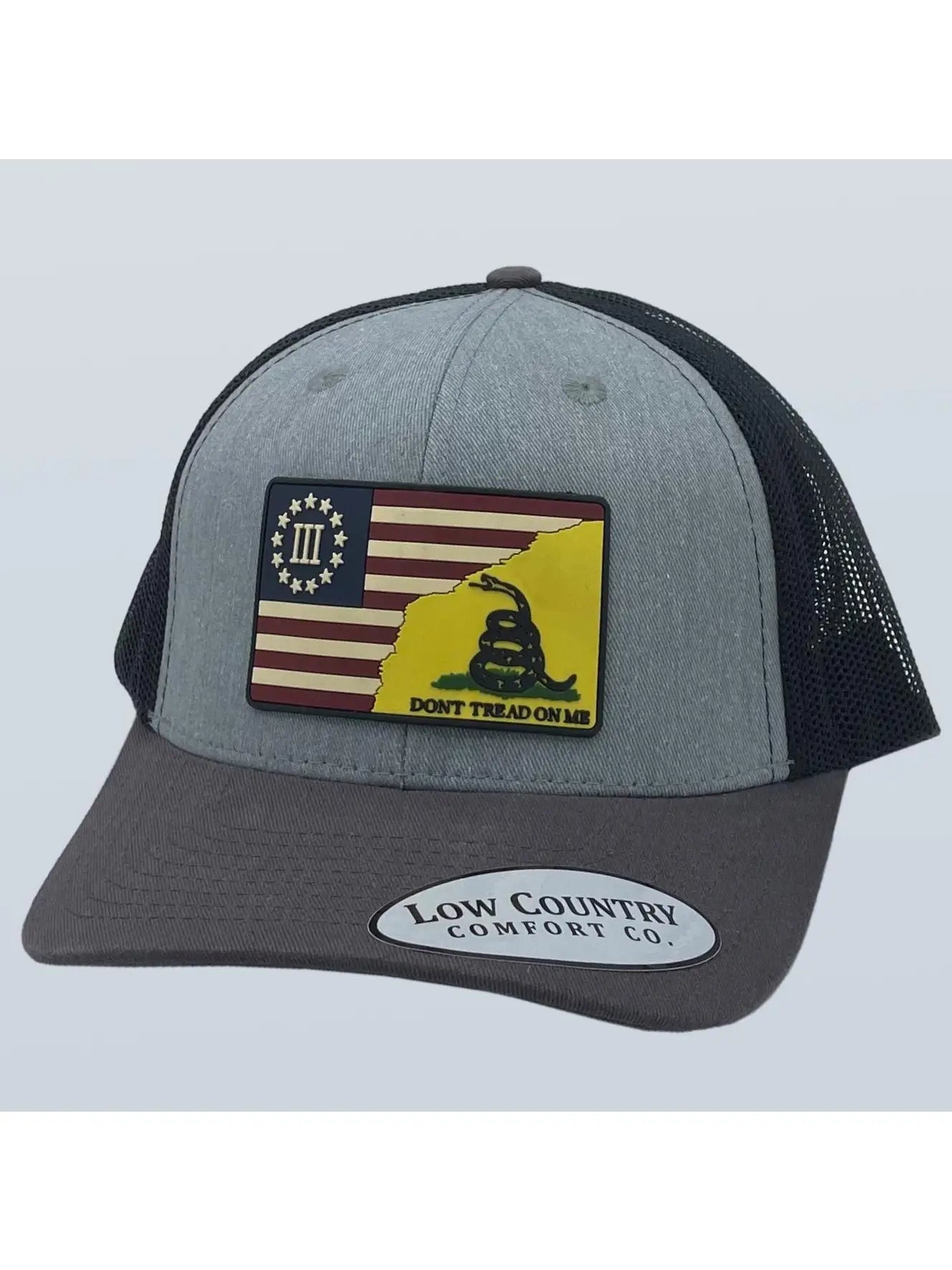 Betsy Ross Dtom Flag Pvc Patch Heather/Charcoal/Black Hat