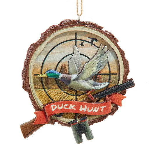 Resin Duck Hunt Ornament