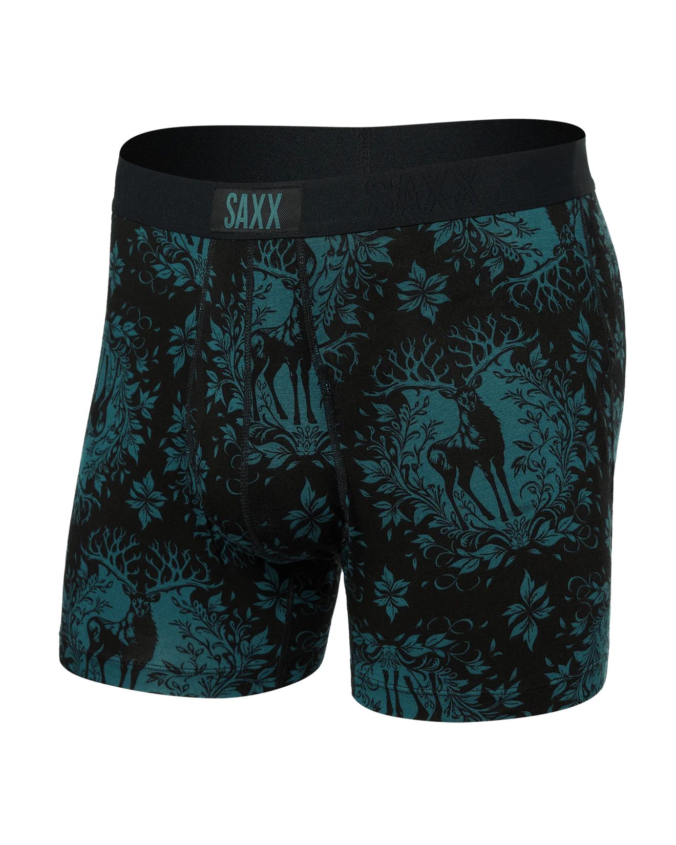 SAXX Super Soft Boxer Brief Fly- Deer Damask