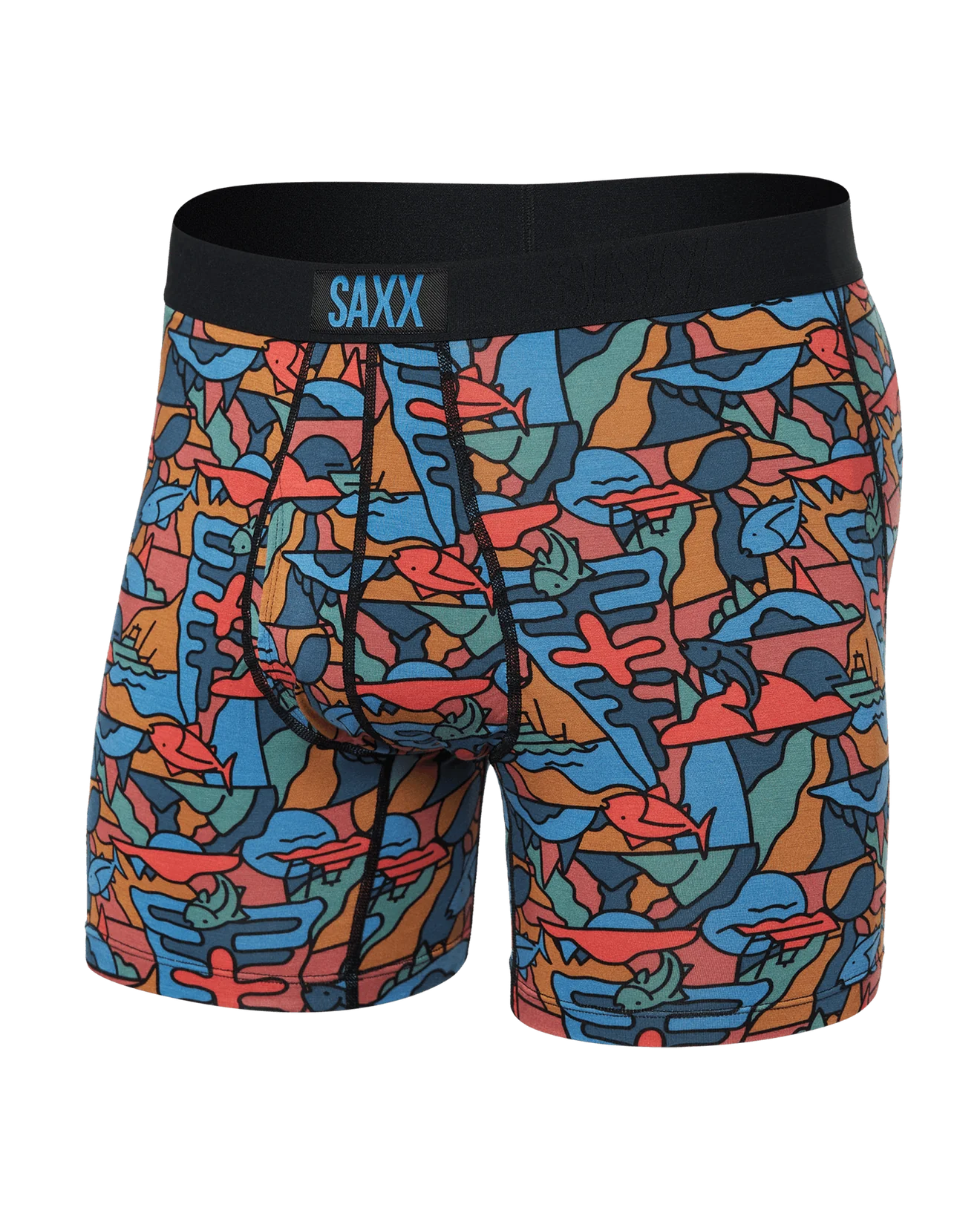 SAXX Super Soft Boxer Brief Fly- Over the River