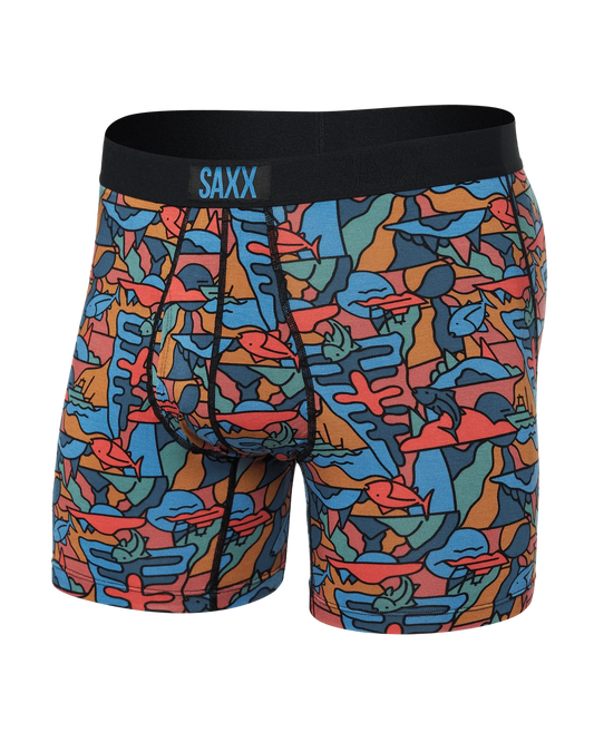 SAXX Super Soft Boxer Brief Fly- Over the River