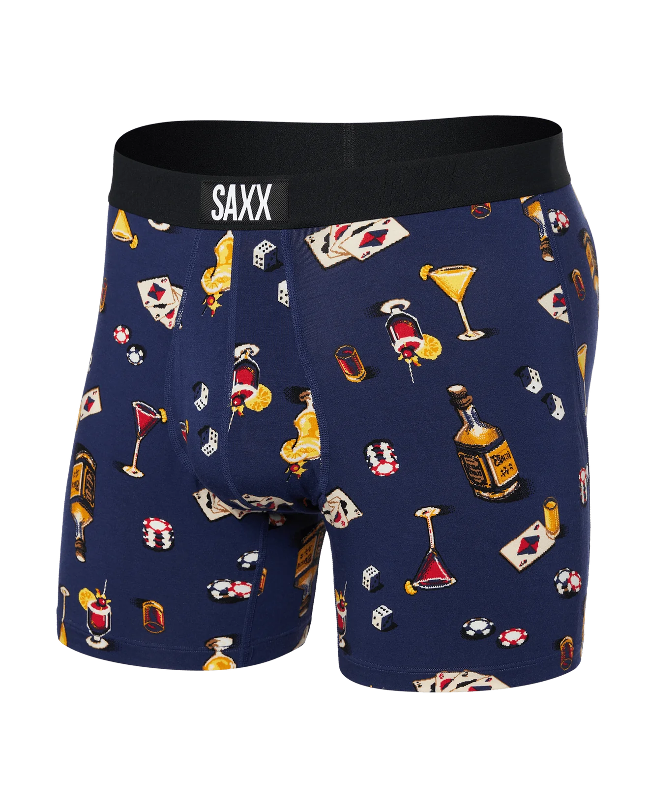 SAXX Super Soft Boxer Brief Fly Vice Squad- Astro Blue