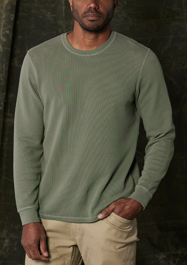 The Normal Brand Vintage Thermal Crew