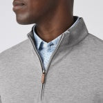 KPI Quarter Zip Silver Heather