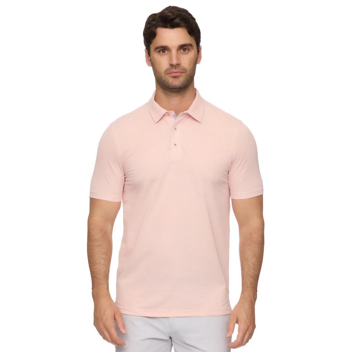Baldwin SS Stripe Performance Polo
