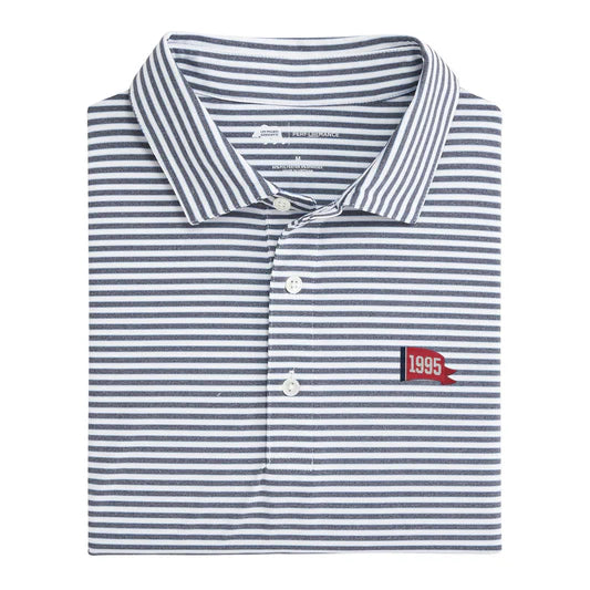 1995 World Series Pennant Mullligan Stripe Performance Polo