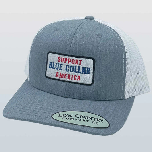 Blue Collar Support Heather/White