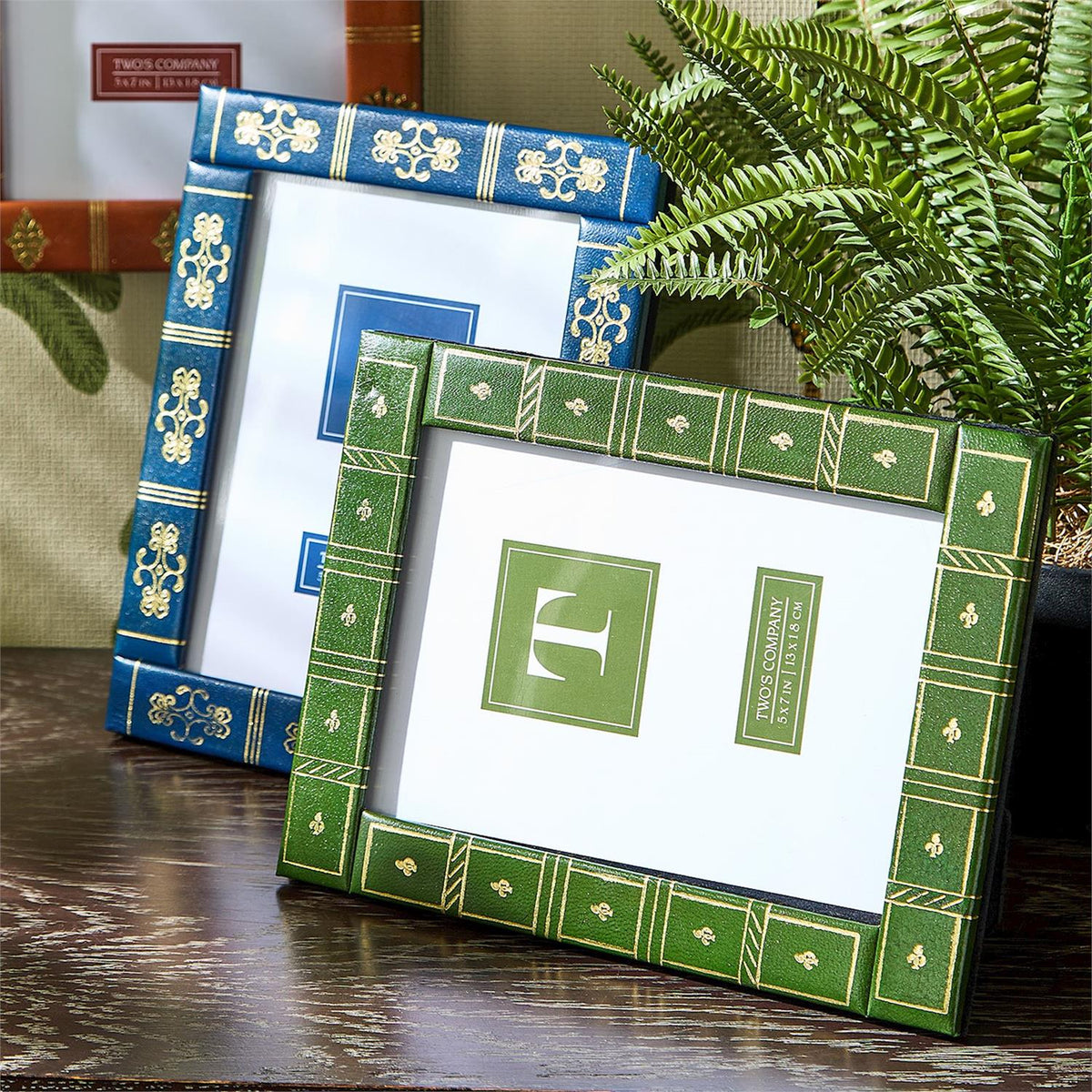 Leather Book Spine Photo Frame