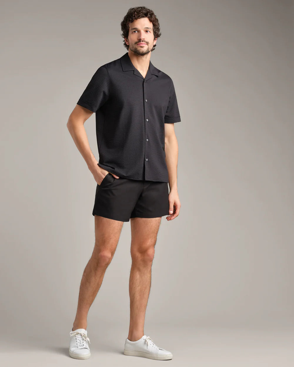Commuter Seersucker Camp Collar Shirt - Classic