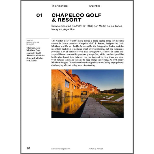 150 Golf Courses Book
