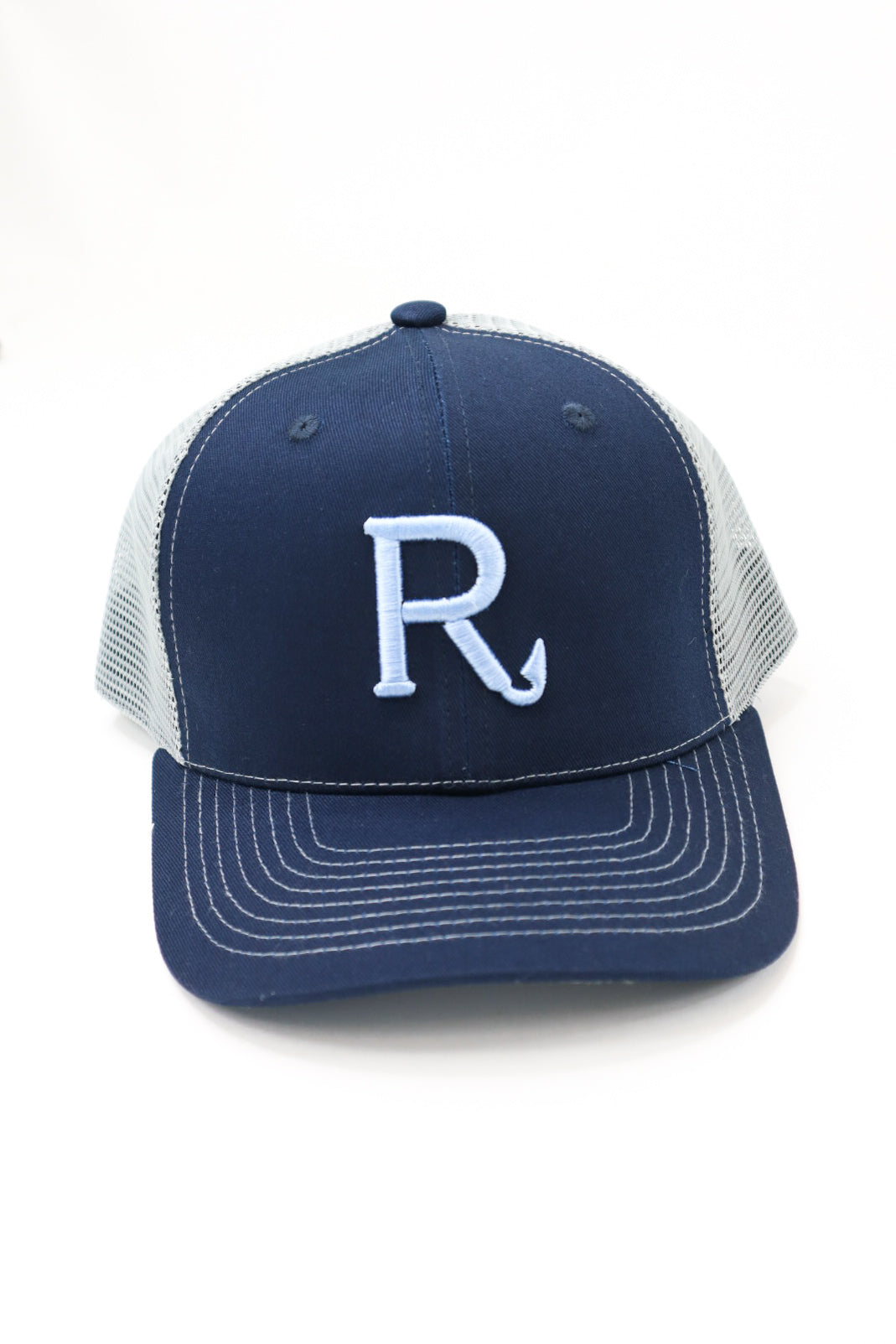 Rugged Refined Fishing Hook “R” Trucker Hat