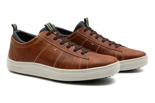 Cameron Oiled Saddle Leather Sneakers