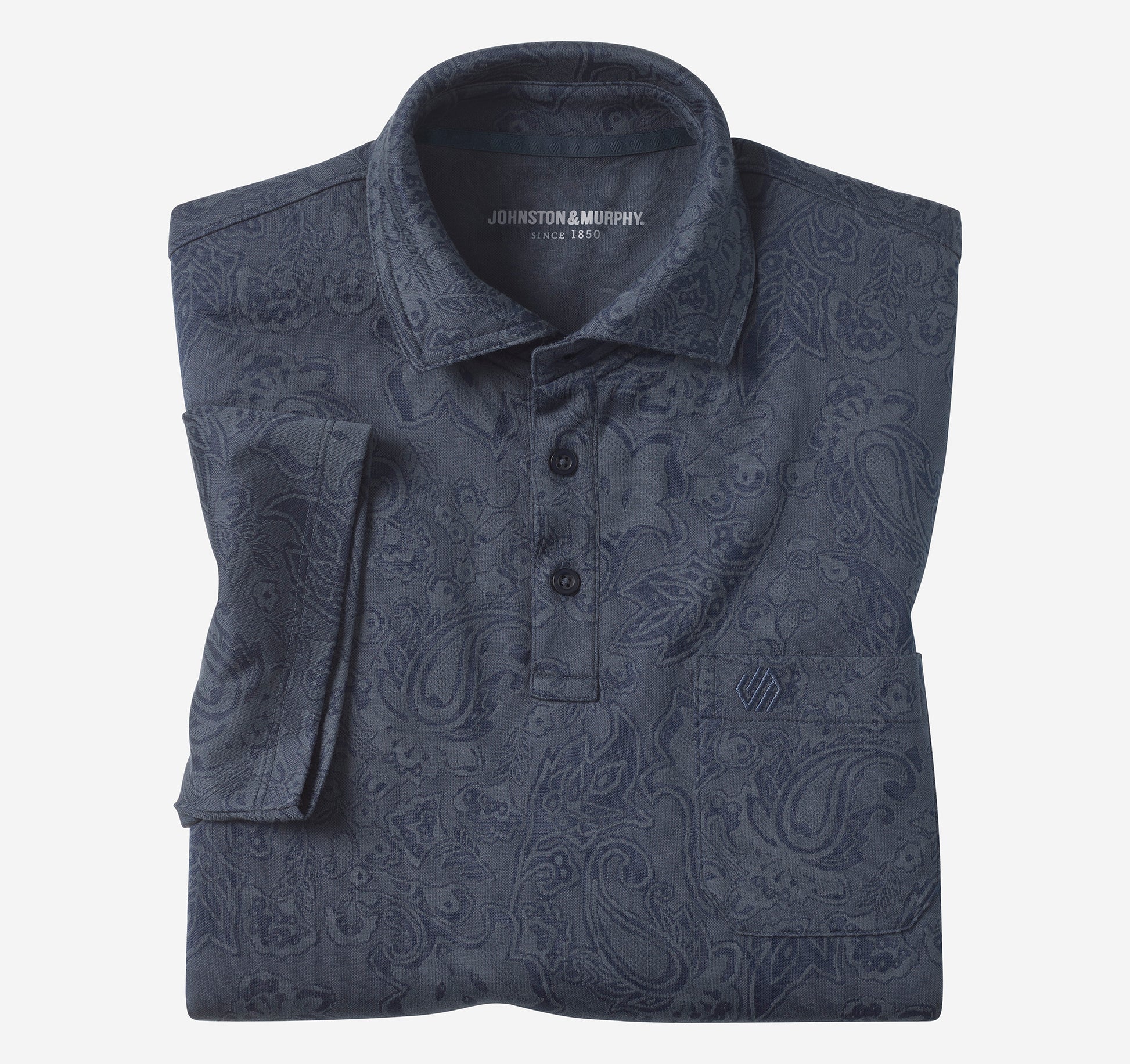 Paisley Jacquard Polo