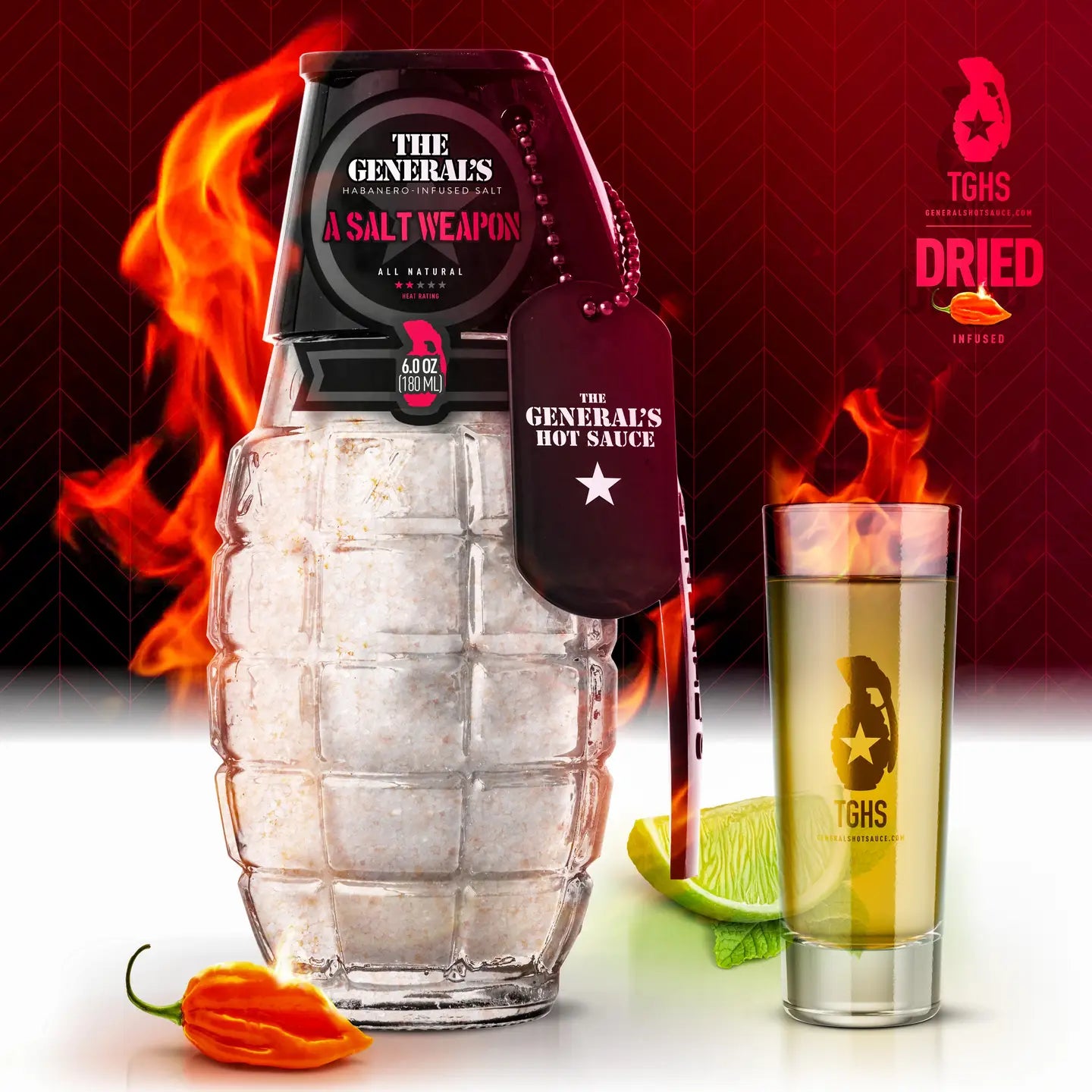 The General's Hot Sauce Seasonings