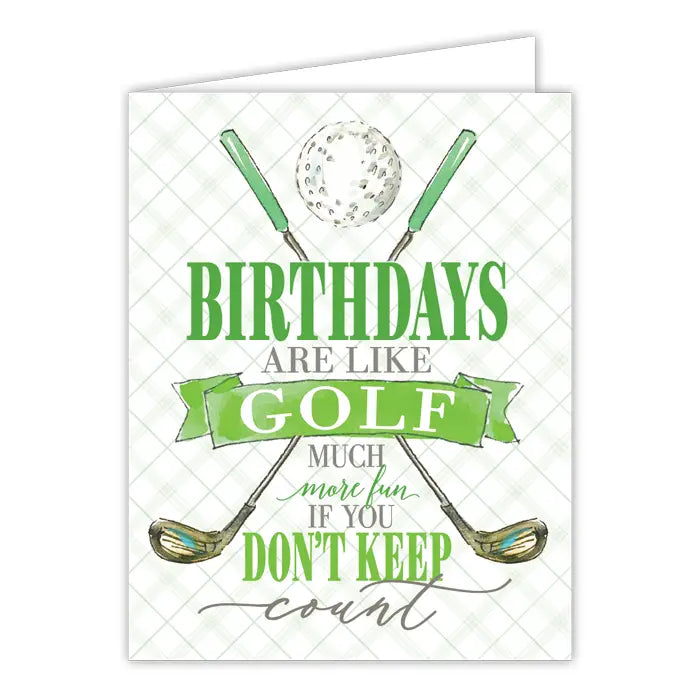 Iconic Men's Cards-Birthday's Are Like Golf