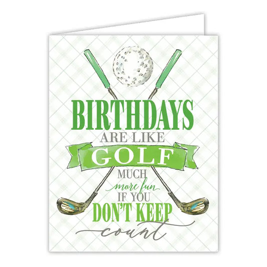 Iconic Men's Cards-Birthday's Are Like Golf