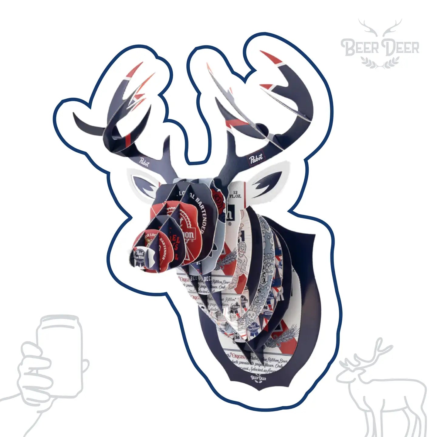 PBR Beer Deer