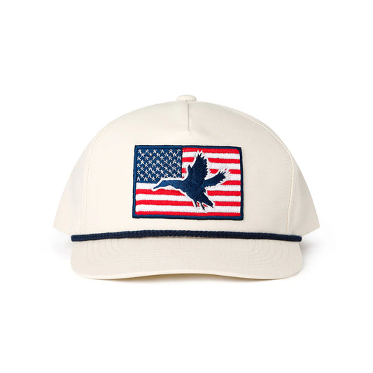 American Flag with Duck Hat
