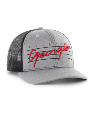 GEORGIA BULLDOGS GRAY DOWNDRAFT 47 TRUCKER