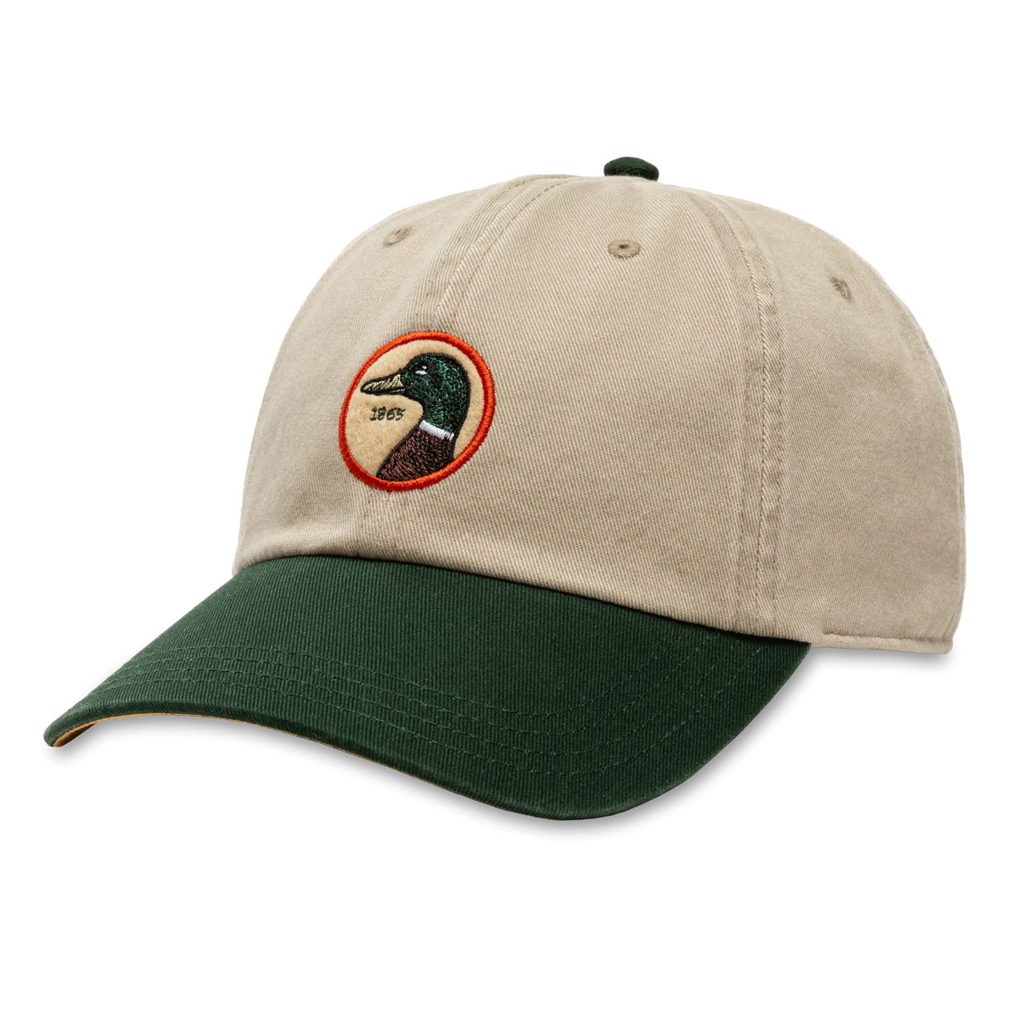 Duck Head Circle Patch Twill Hat in twill