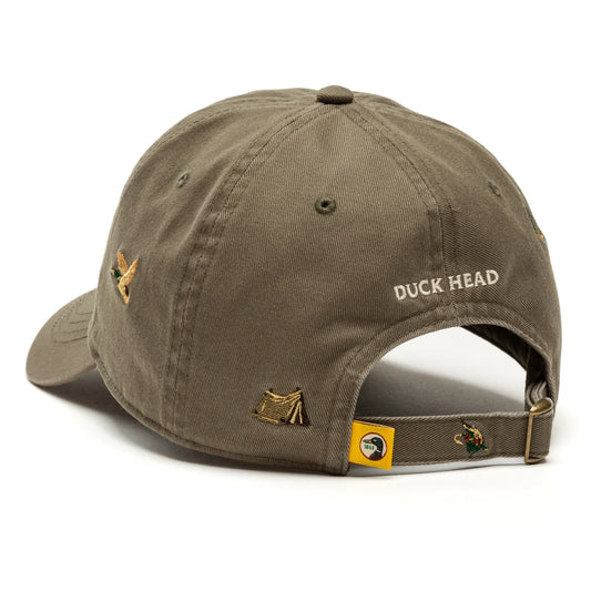 Duck Head All Over Embroidery Twill Hat
