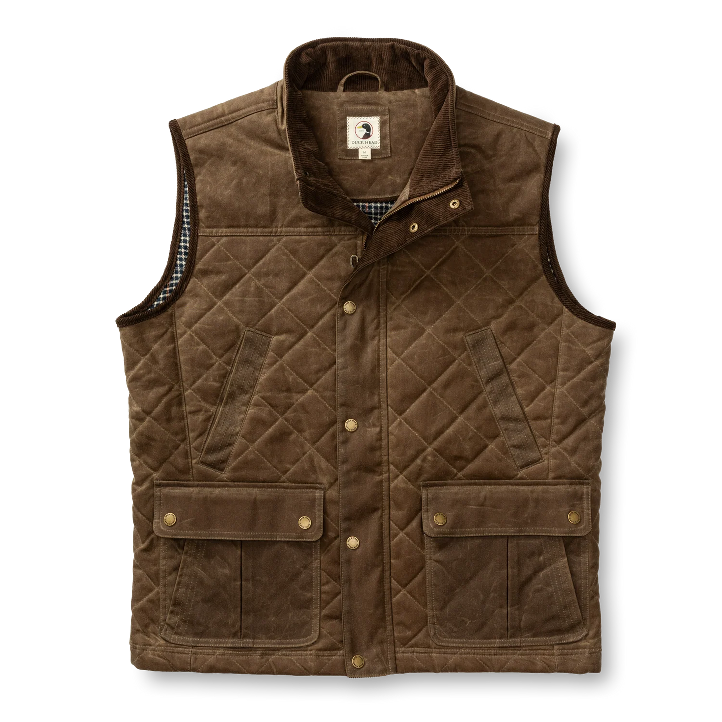 Waxed Duck Canvas Quilted Vest