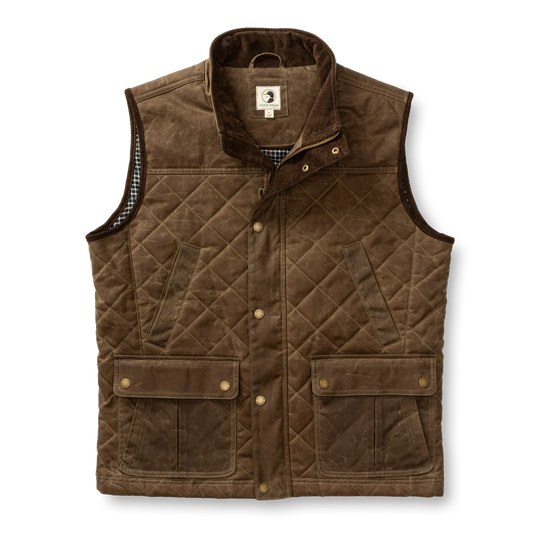 Waxed Duck Canvas Quilted Vest