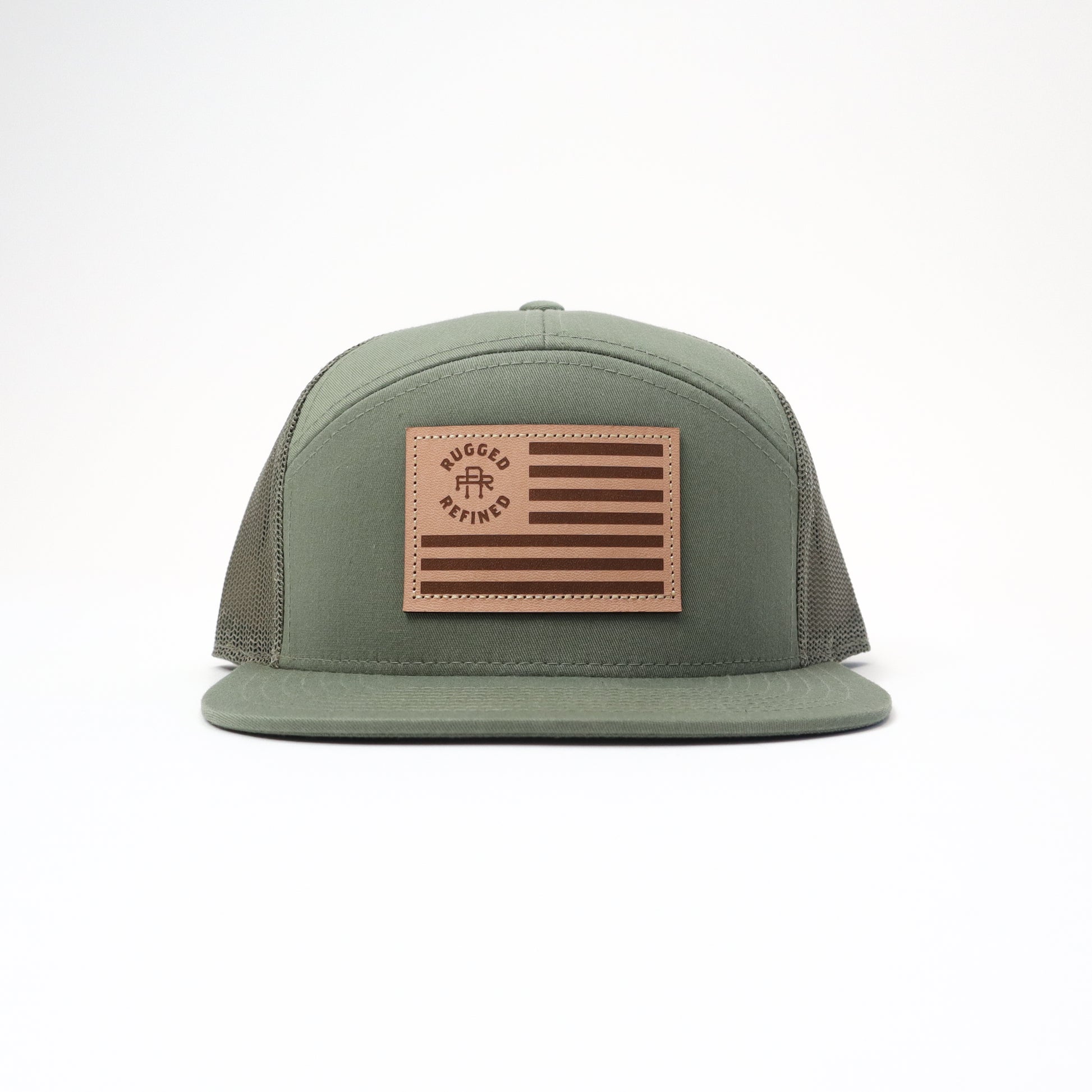 Rugged Refined Hat in with Leather Patch