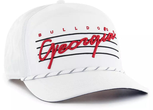 Georgia Bulldogs White Rope Hat at rugged refined