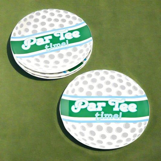 League Golf Appetizer Plate